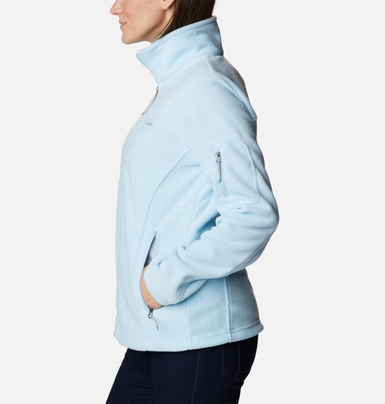 Women’s Fast Trek II Fleece Jacket, Color: Spring Blue, image 3