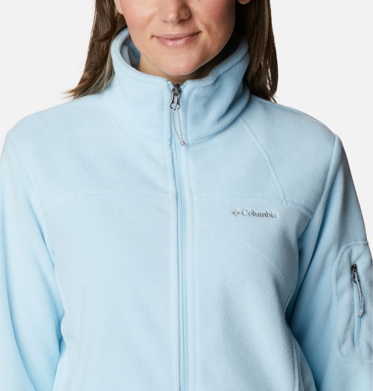 Women’s Fast Trek II Fleece Jacket, Color: Spring Blue, image 4