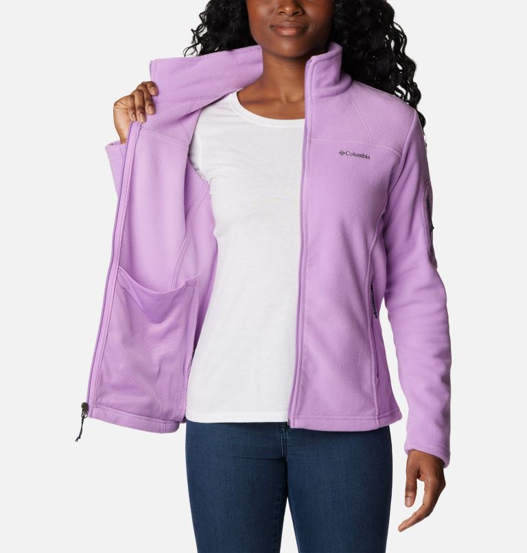 Women’s Fast Trek II Fleece Jacket, Color: Gumdrop, image 5