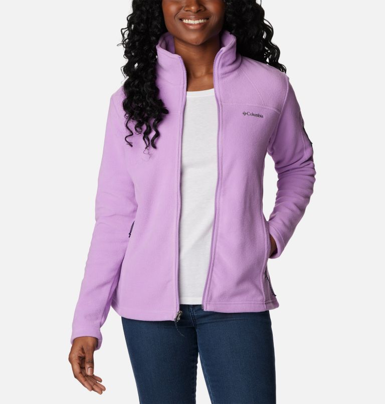 Women's Fast Trek II Fleece Jacket, Color: Gumdrop, image 7
