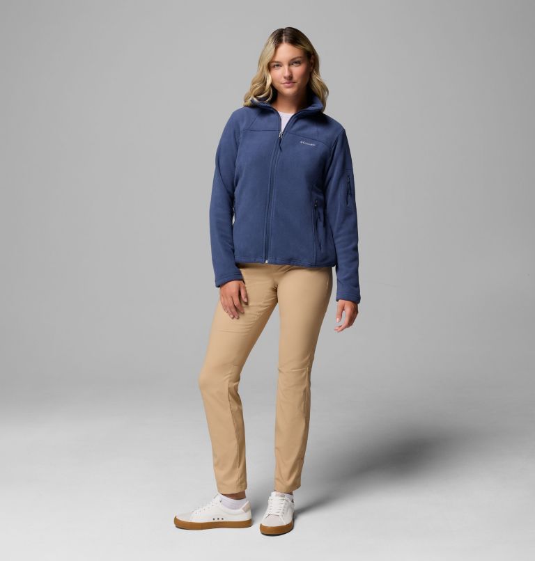 Women's Fast Trek II Fleece Jacket, Color: Nocturnal, image 2