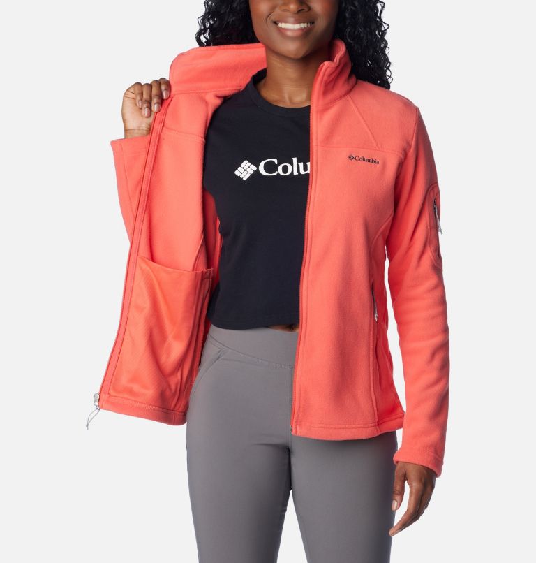 Columbia Forro polar Mujer Fast Trek II Jacket Naranja (L)