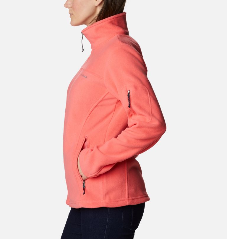 Women’s Fast Trek II Fleece Jacket, Color: Blush Pink, image 3