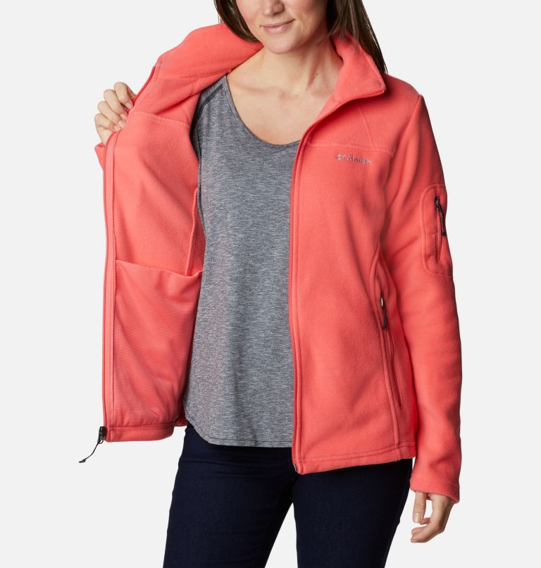 Women’s Fast Trek II Fleece Jacket, Color: Blush Pink, image 5