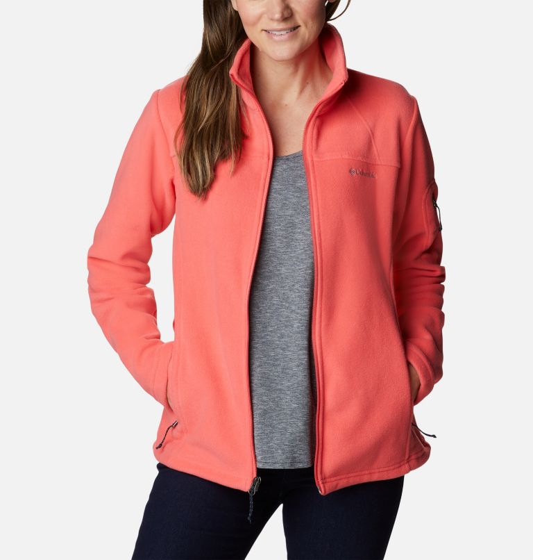 Women’s Fast Trek II Fleece Jacket, Color: Blush Pink, image 7