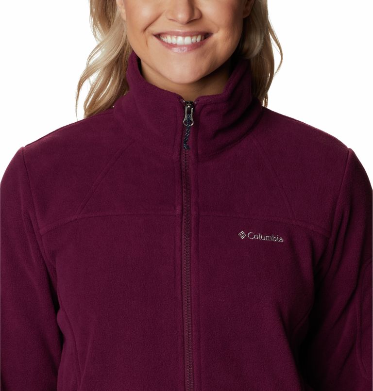 Forro polar Columbia Fast Trek II Full Zip roxo mulher