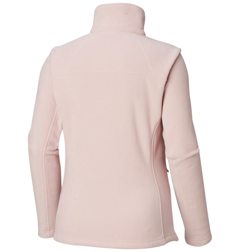 Women's Fast Trek II Fleece Jacket, Color: Mineral Pink, image 2