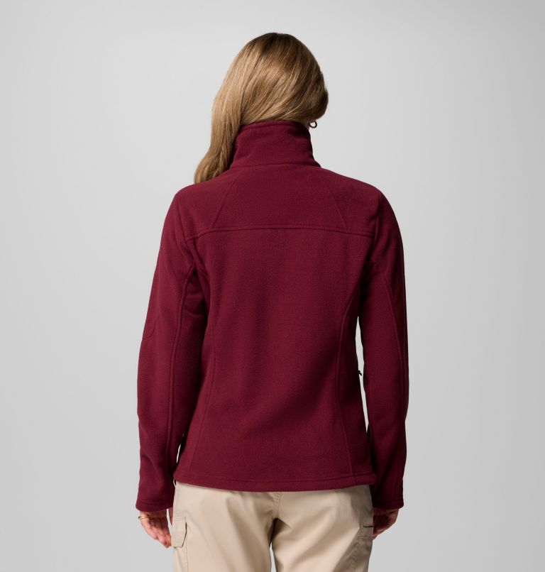 Women's Fast Trek II Fleece Jacket, Color: Rich Wine, image 3