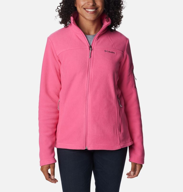 Women’s Fast Trek II Fleece Jacket, Color: Wild Geranium, image 1