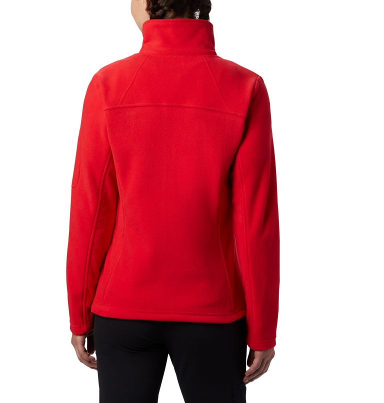 Women's Fast Trek II Fleece Jacket, Color: Red Lily, image 2