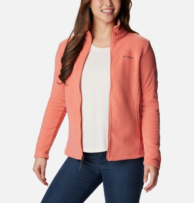 Columbia Forro polar Mujer Fast Trek II Jacket Naranja (L)