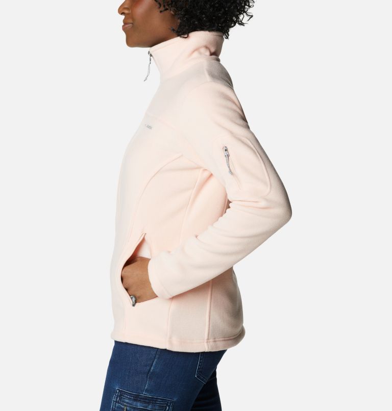 Women’s Fast Trek II Fleece Jacket, Color: Peach Blossom, image 3