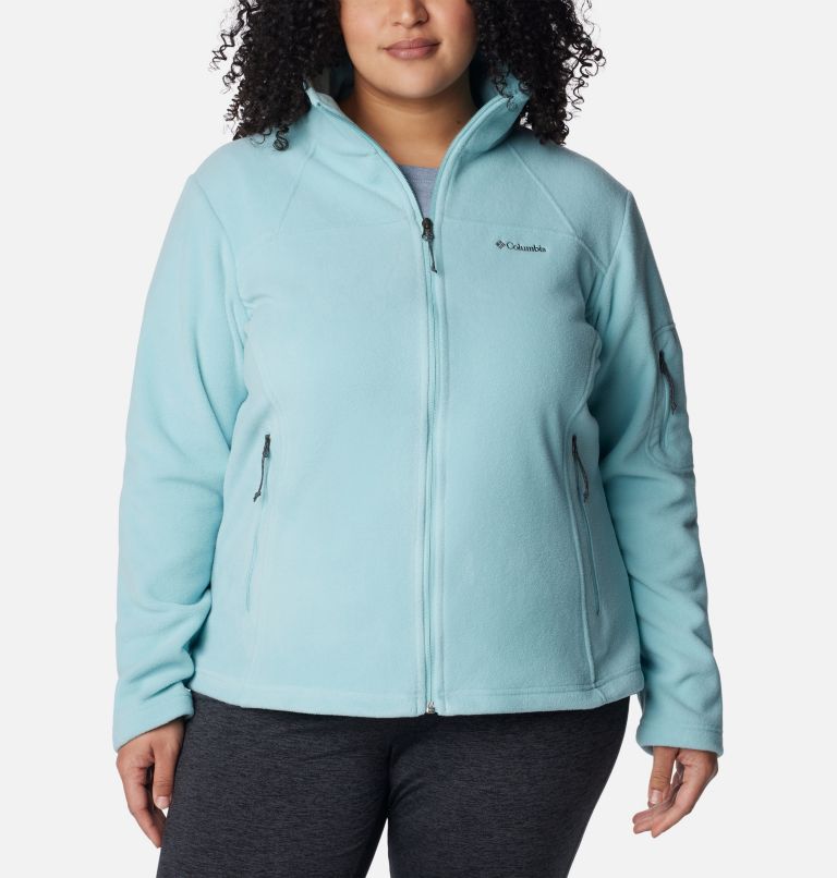 Womens plus shop columbia fleece jacket