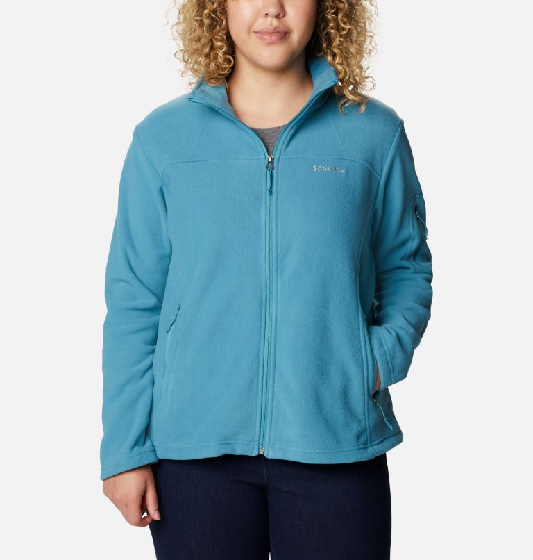 Women's Fast Trek II Fleece Jacket - Plus Size, Color: Canyon Blue, image 8