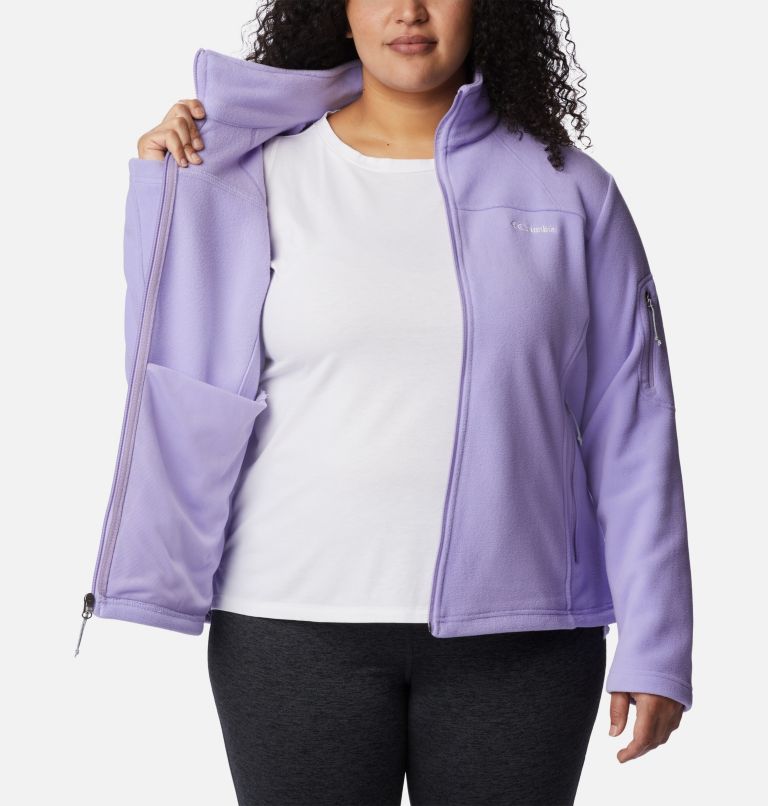 Women's Fast Trek II Fleece Jacket - Plus Size, Color: Frosted Purple, image 5