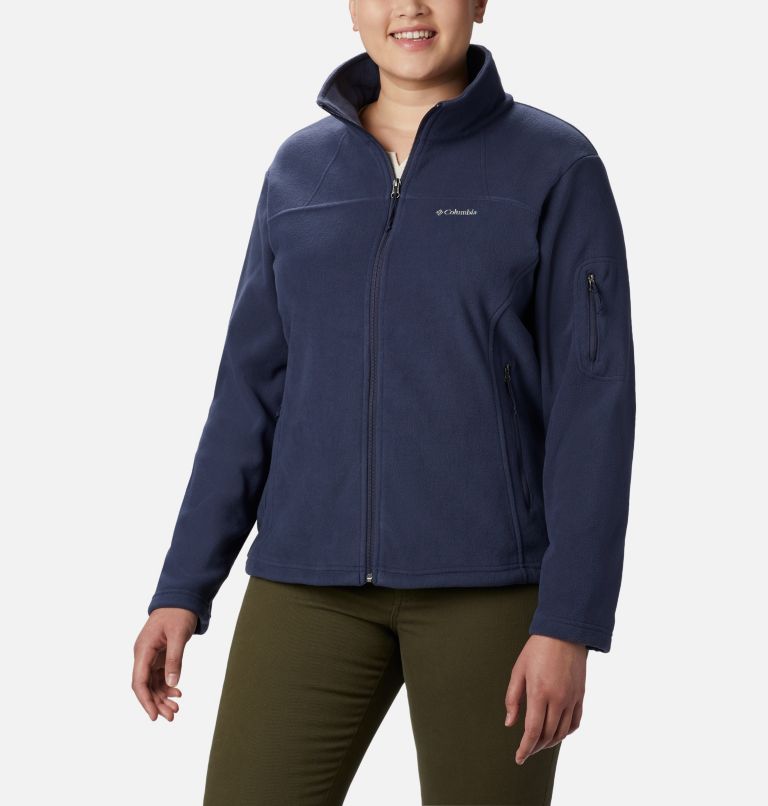 Women\'s Fast Trek™ II Fleece Size Plus Columbia Jacket | - Sportswear