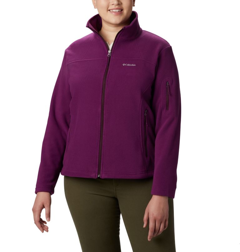 Veste Fast Trek II Femme – Grande Taille, Color: Wild Iris, Black Cherry, image 1