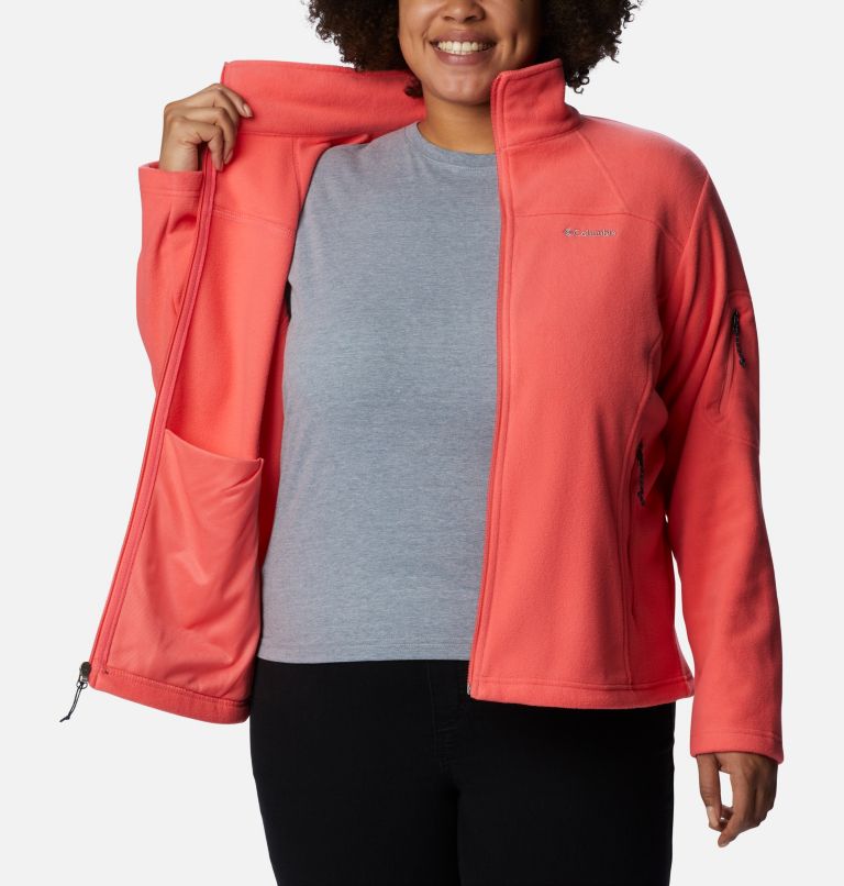 Thumbnail: Women's Fast Trek II Jacket - Plus Size, Color: Blush Pink, image 5