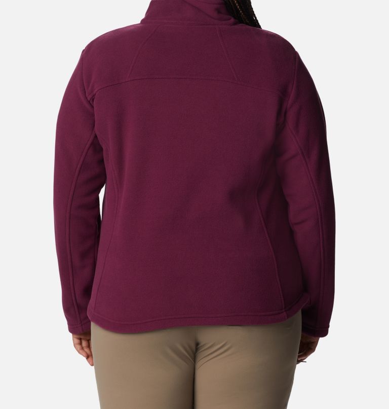 Women's Fast Trek II Fleece Jacket - Plus Size, Color: Marionberry, image 2
