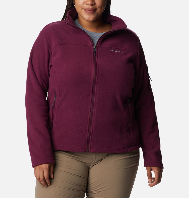 Women's Fast Trek II Fleece Jacket - Plus Size, Color: Marionberry, image 1