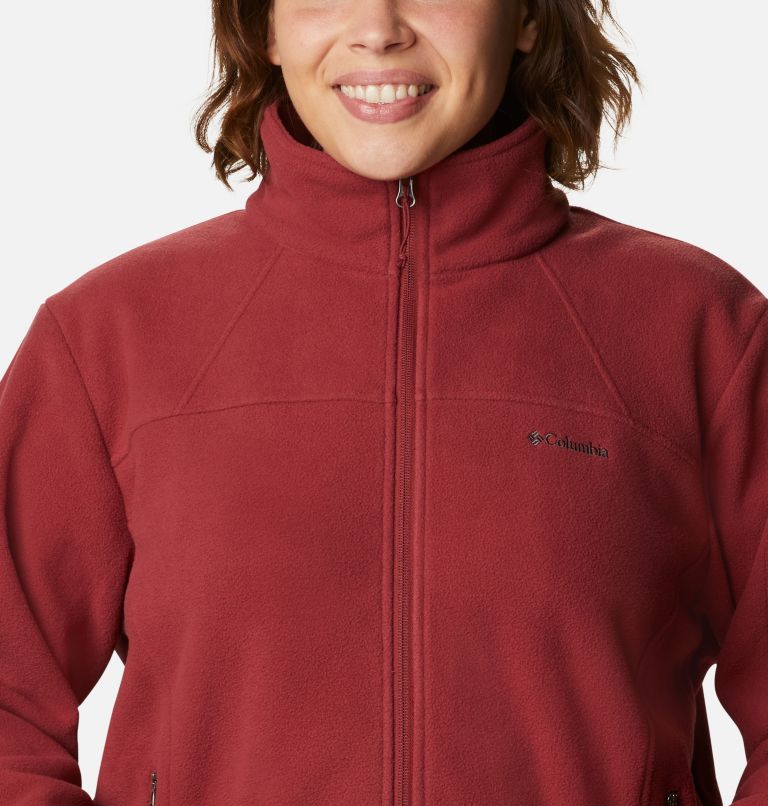 Veste Fast Trek II Femme – Grande Taille, Color: Marsala Red, image 4