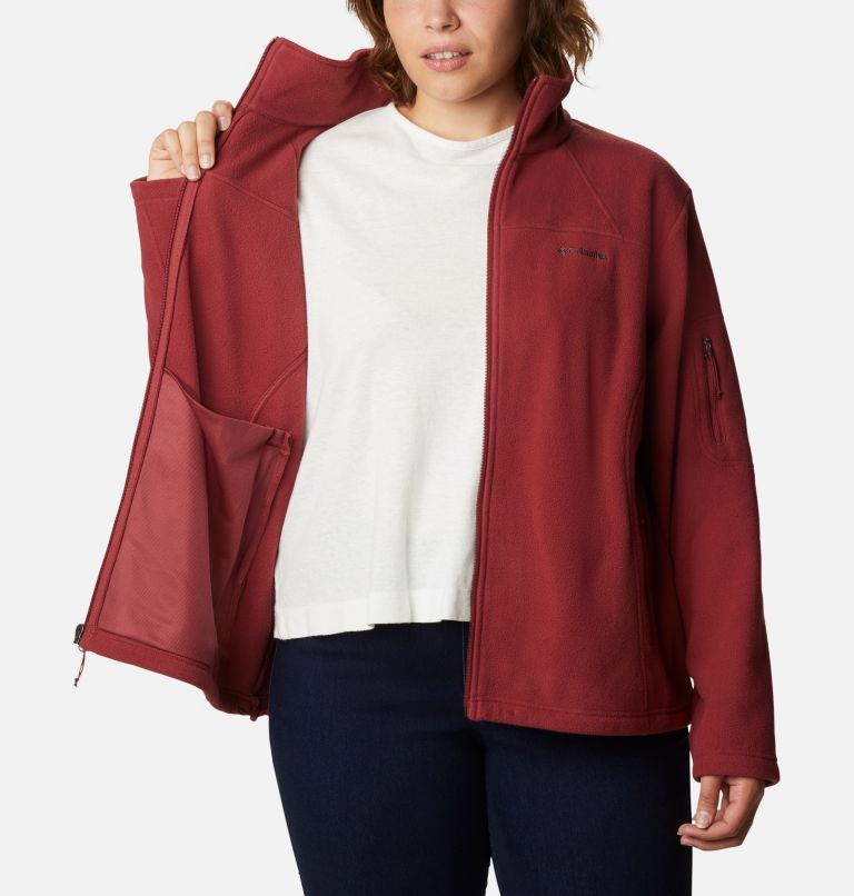 Veste Fast Trek II Femme – Grande Taille, Color: Marsala Red, image 5