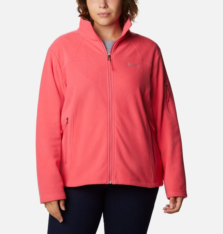 Veste Fast Trek II Femme – Grande Taille, Color: Bright Geranium, image 1