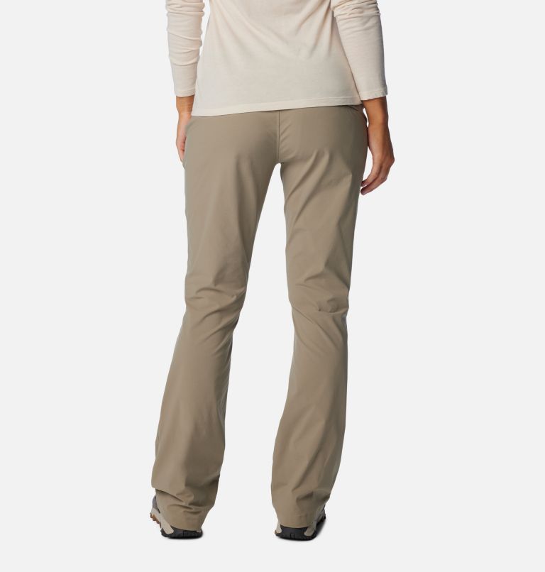 Columbia Omni-Shield Pant Outdoors Nylon Womens 4 Long Tall Stretch Khaki  Tan