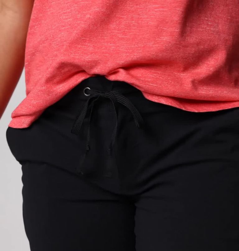 Women's Anytime Outdoor Long Shorts, Color: Black