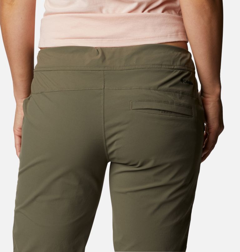 Women's Anytime Outdoor Long Shorts, Color: Stone Green, image 5