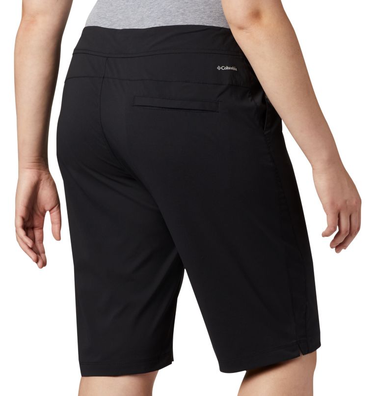 Thumbnail: Women's Anytime Outdoor Long Shorts - Plus Size, Color: Black, image 5