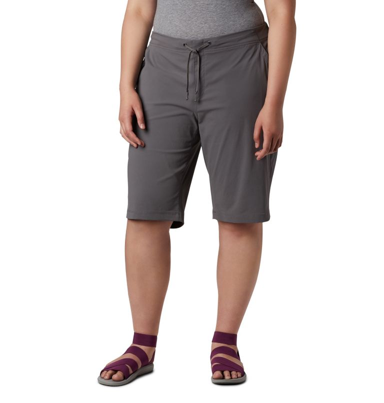 Women's Anytime Outdoor Long Shorts - Plus Size, Color: City Grey, image 1