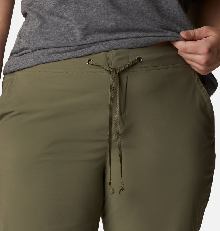 Women's Anytime Outdoor Long Shorts - Plus Size, Color: Stone Green, image 4