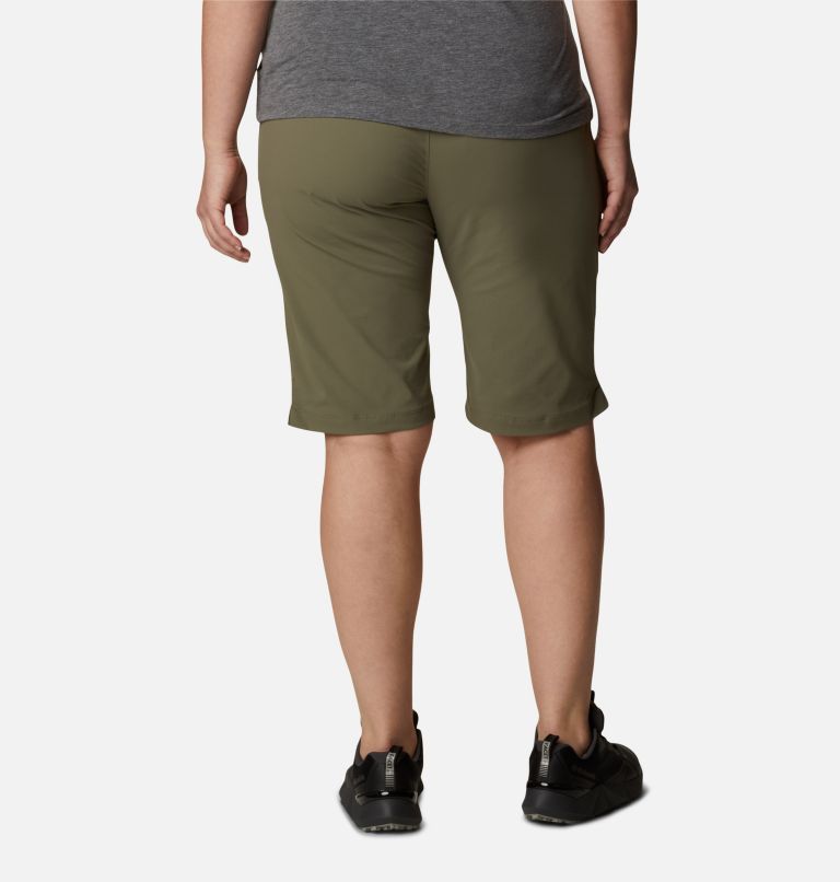 Women's Anytime Outdoor Long Shorts - Plus Size, Color: Stone Green, image 2