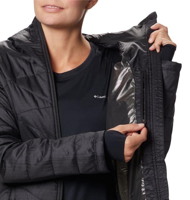 Women's Mighty Lite Hooded Jacket, Color: Black, image 3