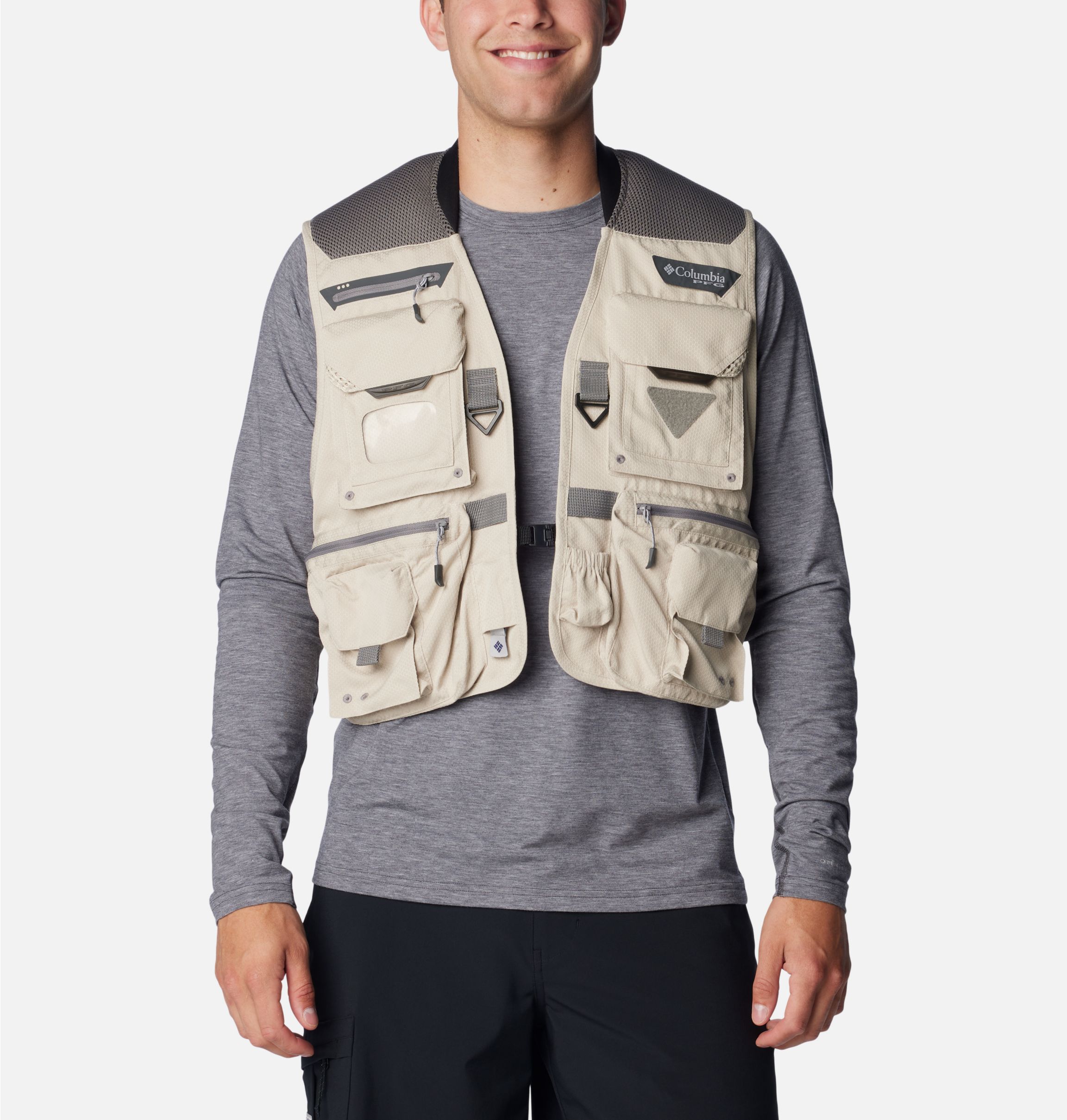 Columbia X-Large Coors Light Tan Fishing Vest