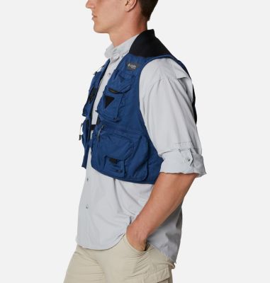 Veste De Pêche Vintage Columbia PFG Pour Homme - Taille M, Vert, Multiples Poches - Idéale Pour La Pêche En Eau Douce