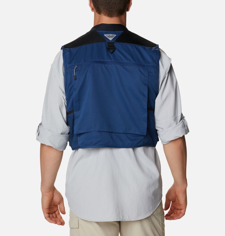 Columbia Men ' S PFG Henry ' S Fork V Fishing Vest - Carbon