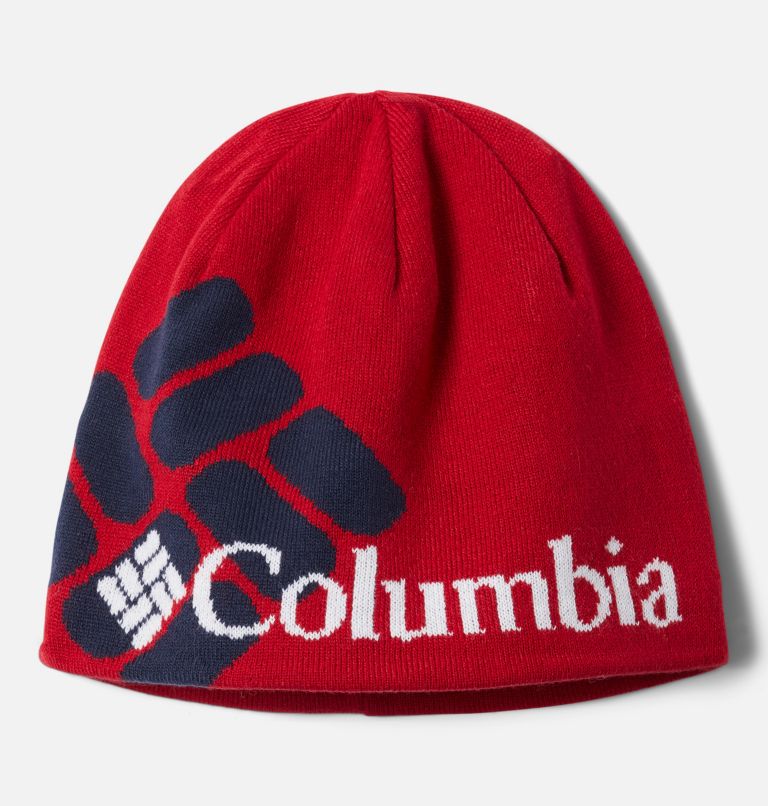Columbia Heat Beanie, Color: Mountain Red, Big Gem, image 1