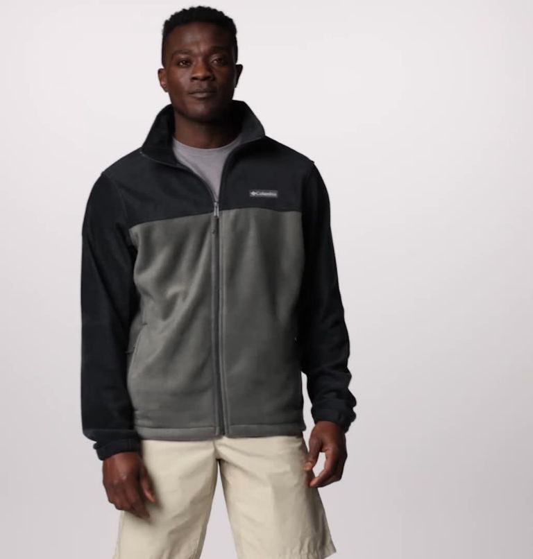 Men's Steens Mountain 2.0 Fleece, Color: Black, Grill
