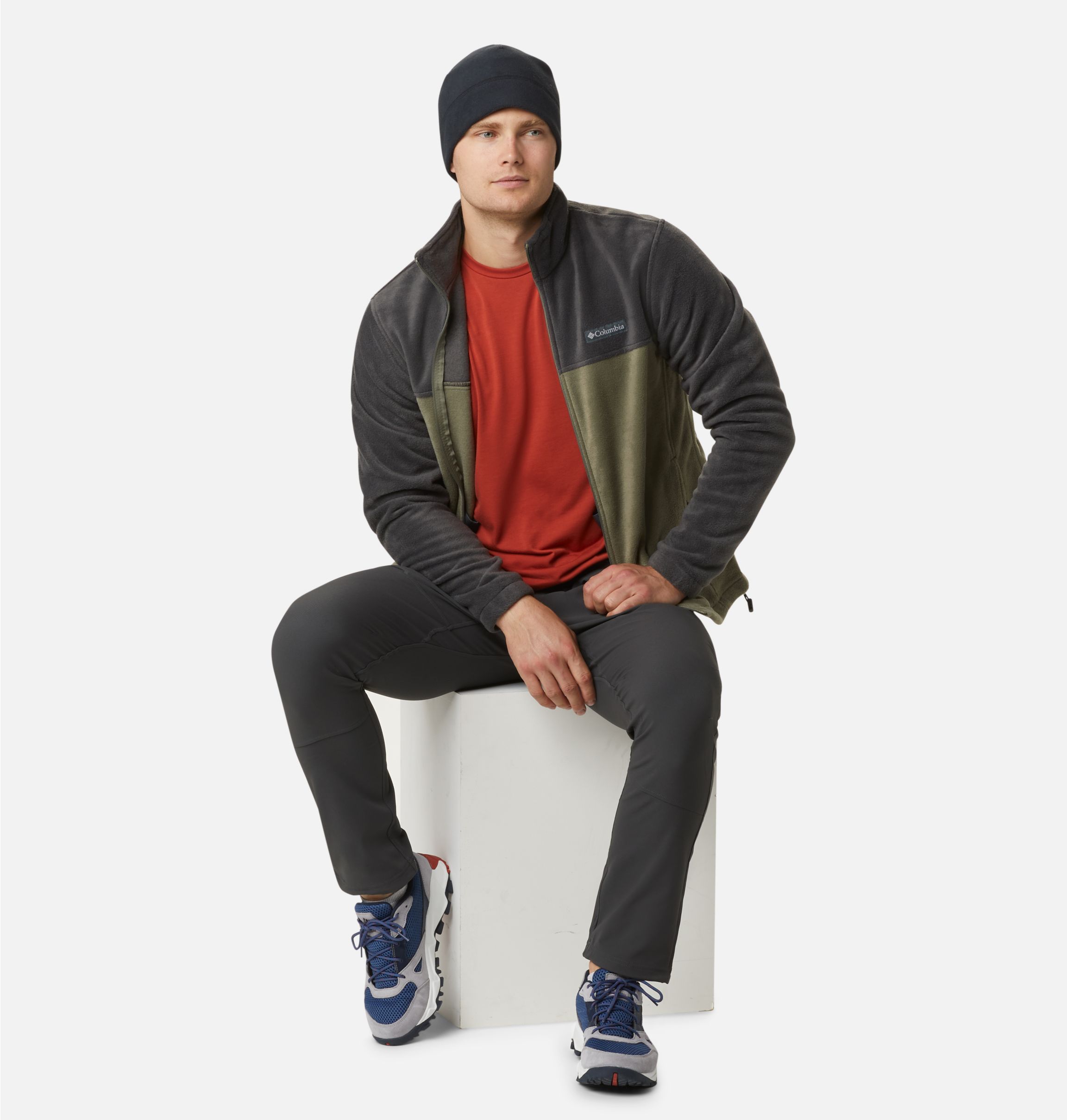 Men's Full Zip Lightweight Fleece Jacket - Stepping Stones Foundation