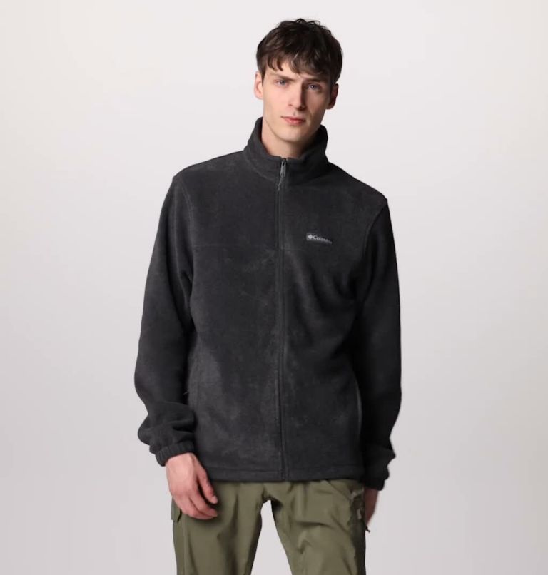 Men's Steens Mountain 2.0 Full Zip Fleece Jacket, Color: Charcoal Heather