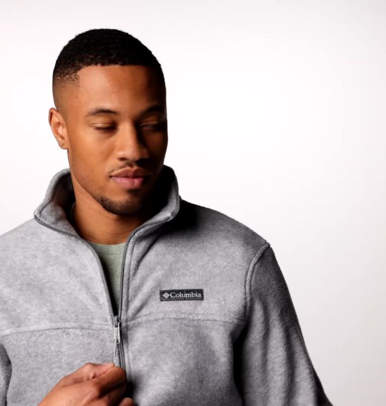 Men's Steens Mountain 2.0 Full Zip Fleece Jacket, Color: Light Grey Heather