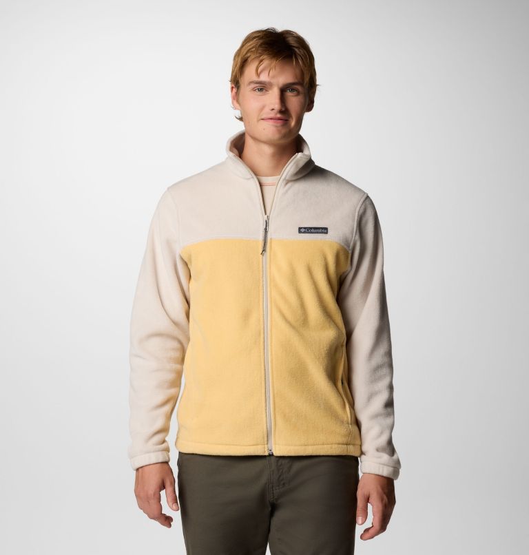 Men's Steens Mountain 2.0 Full Zip Fleece Jacket, Color: Dark Stone, Sand Dune, image 1