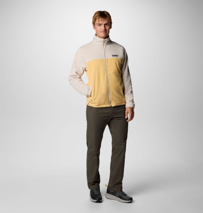 Men's Steens Mountain 2.0 Full Zip Fleece Jacket, Color: Dark Stone, Sand Dune, image 2