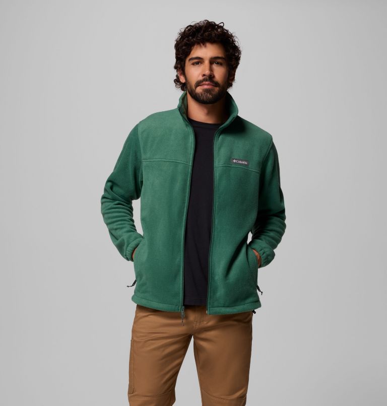 Men's Steens Mountain 2.0 Full Zip Fleece Jacket, Color: Rain Forest, image 5