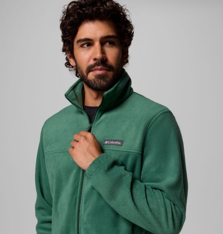 Men's Steens Mountain 2.0 Full Zip Fleece Jacket, Color: Rain Forest, image 6