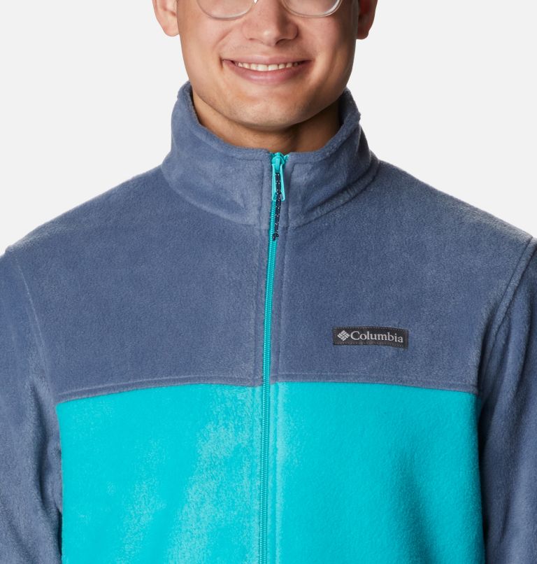 Steens Mountain à fermeture éclair pleine longueur 2.0 pour homme, Color: Dark Mountain, Bright Aqua, image 4