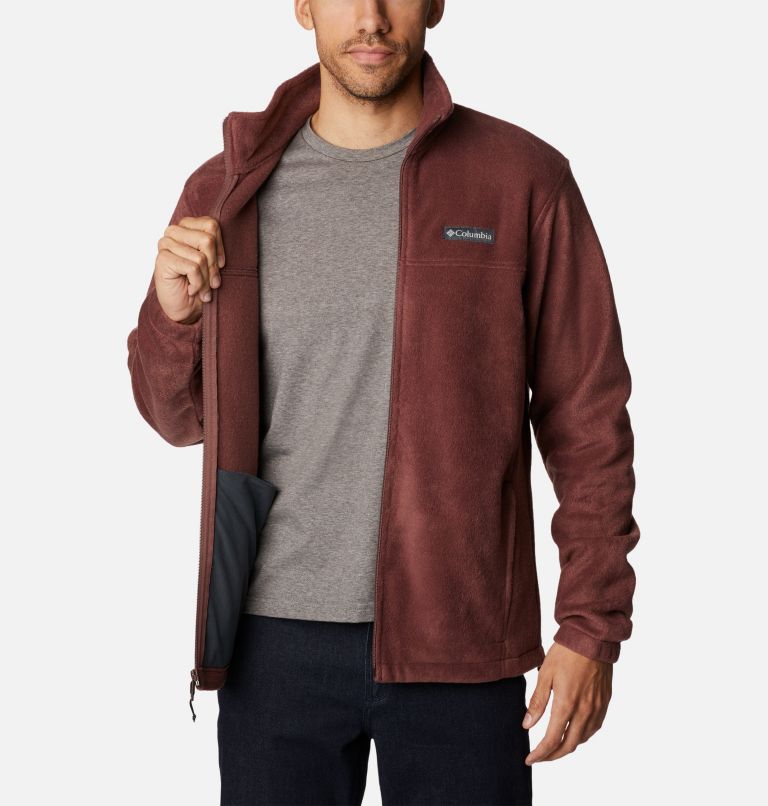 Thumbnail: Men's Steens Mountain 2.0 Full Zip Fleece Jacket, Color: Light Raisin, image 5