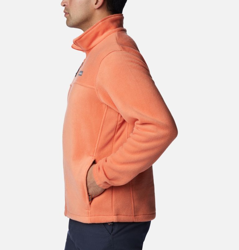 Thumbnail: Men's Steens Mountain 2.0 Full Zip Fleece Jacket, Color: Desert Orange, image 3